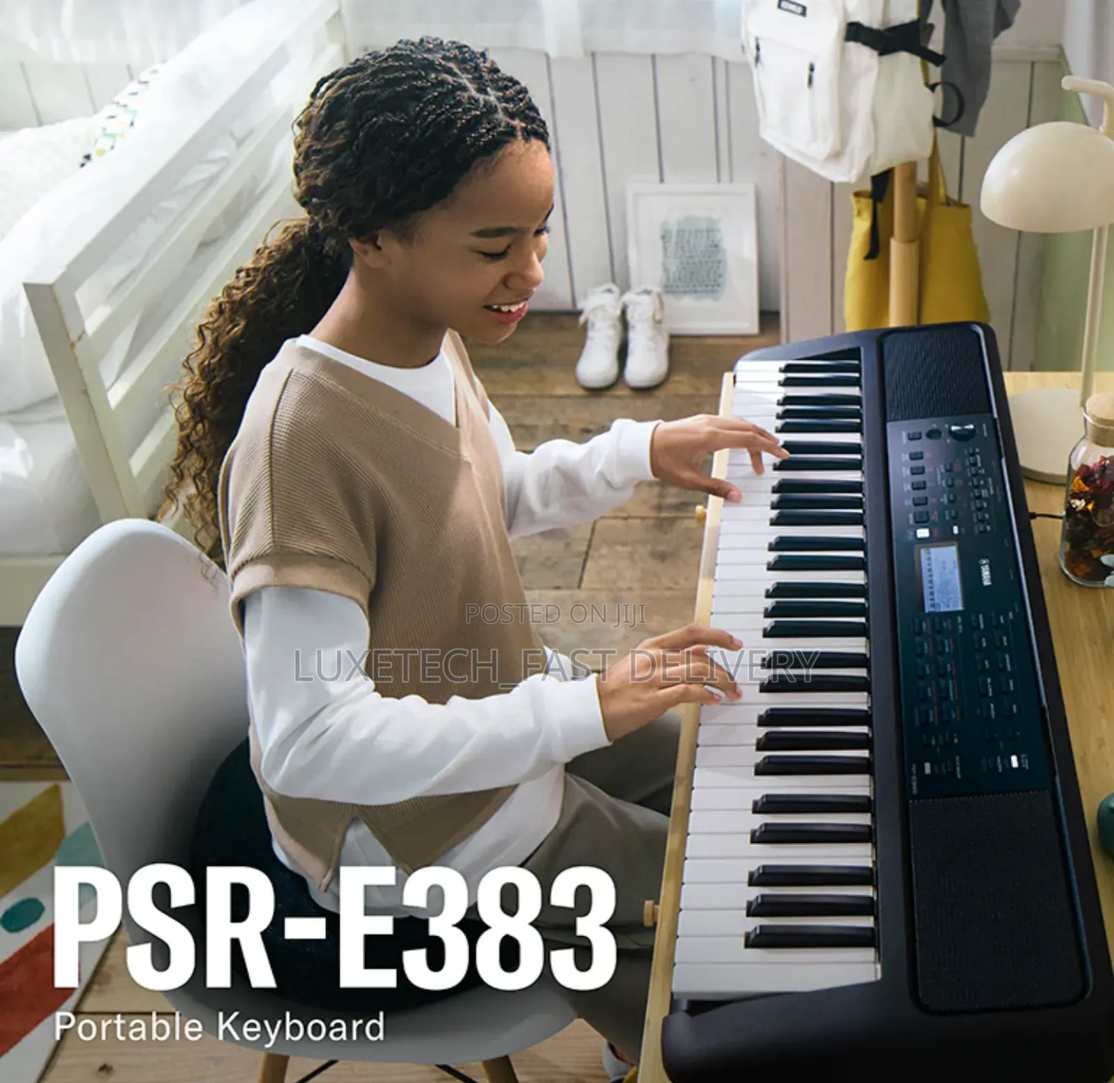 Yamaha PSR-E383 Portable Keyboard Designed for Beginners and Hobbyists