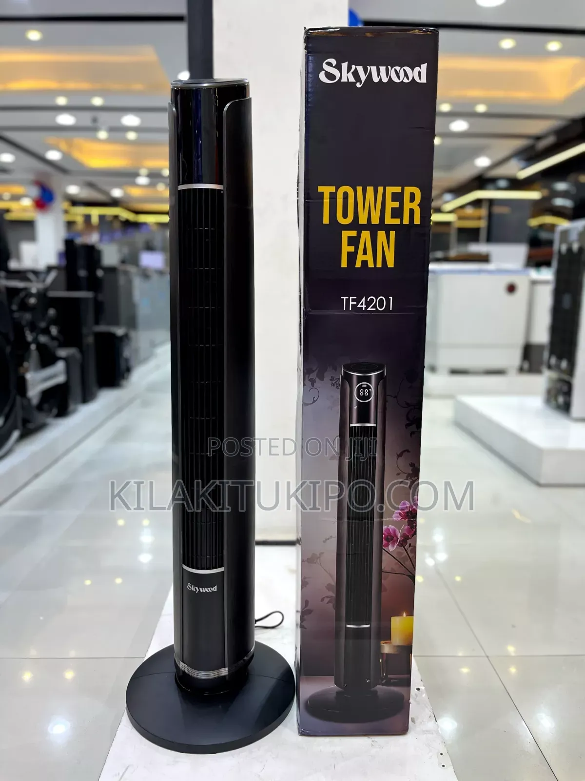 Black Tower Fan Skywood