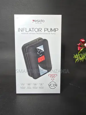 Yesido Vc04 Inflator Pump 4000mah Wireless Multifunctional Air Pump