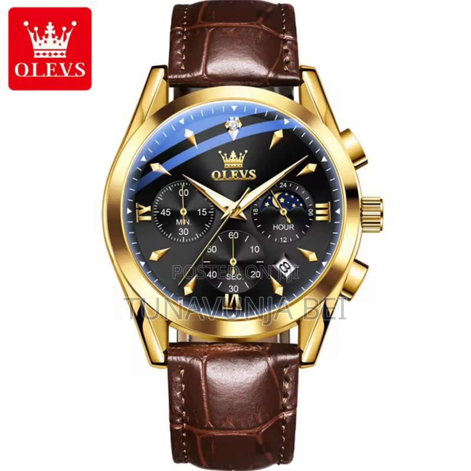 Olevs Watch / Mkanda Wa Ngozi