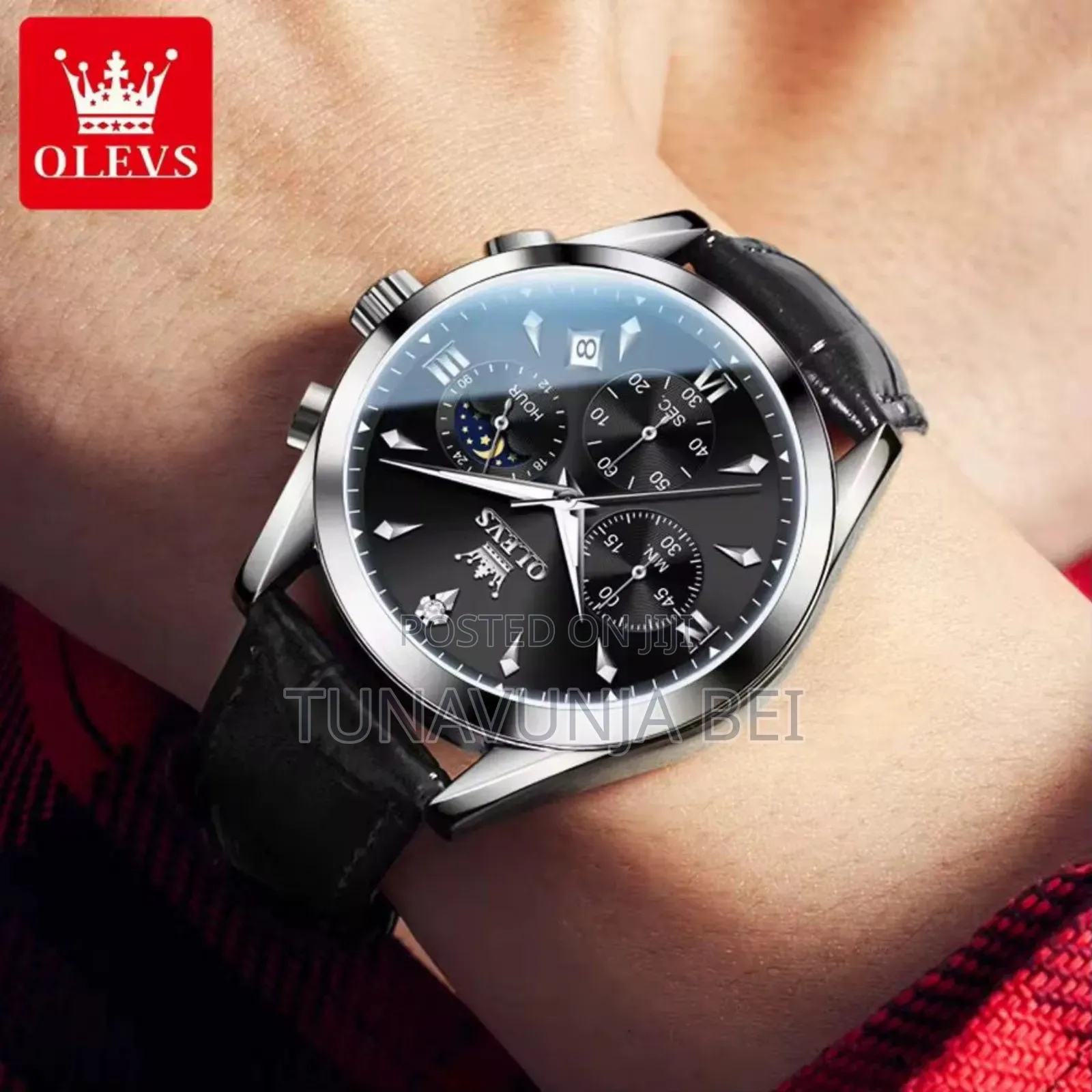 Olevs Watch / Mkanda Wa Ngozi