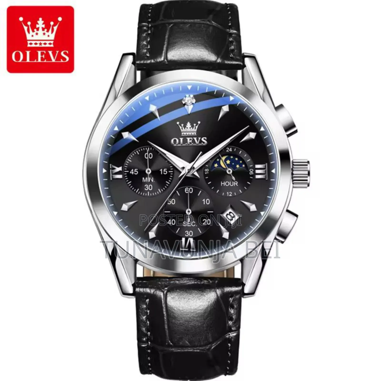 Olevs Watch / Mkanda Wa Ngozi