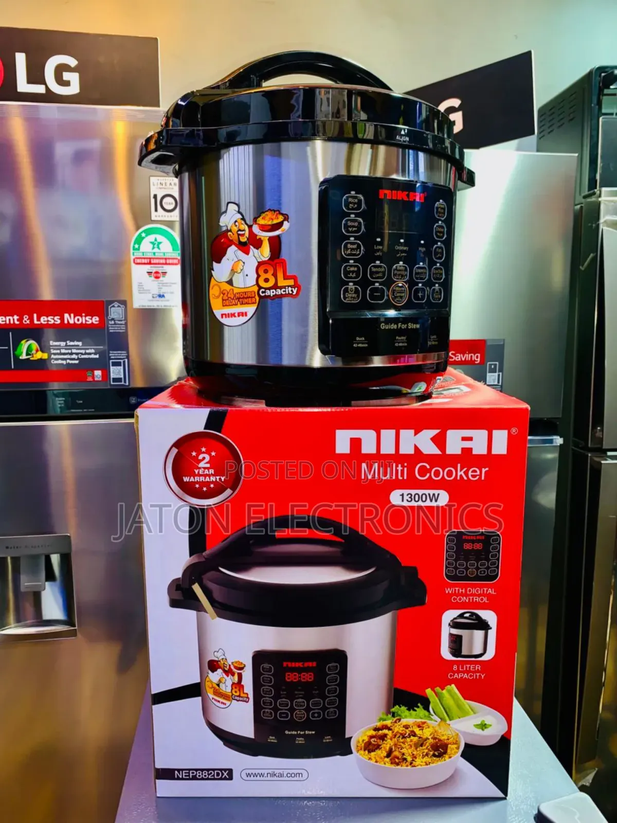 Nikai Pressure Cooker P882dx 8liter