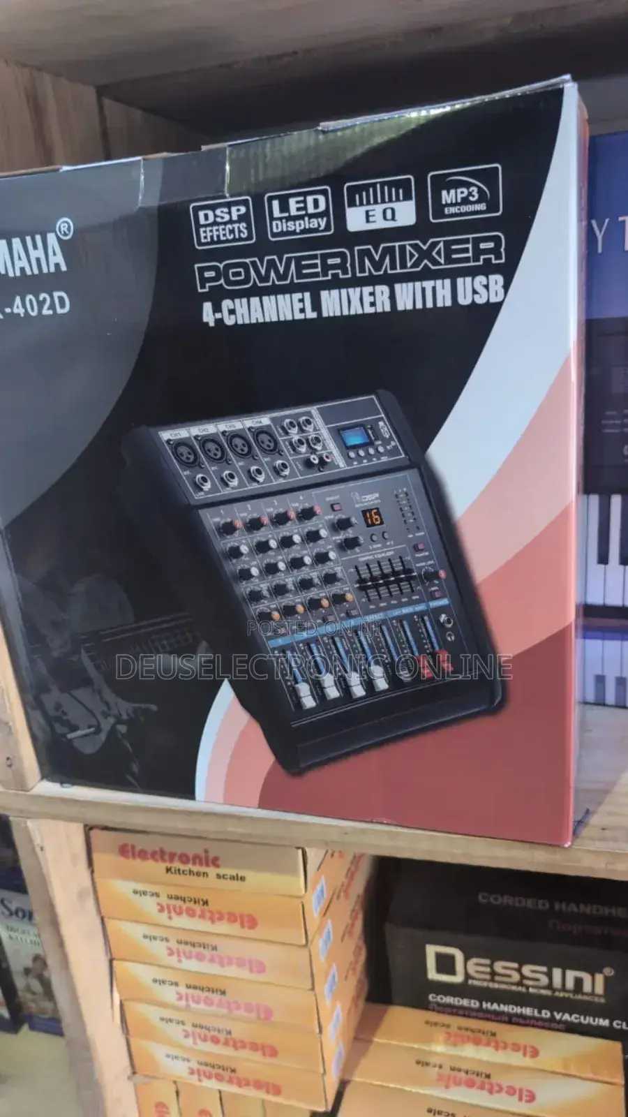 Electric Powered Mixer 4 Channel