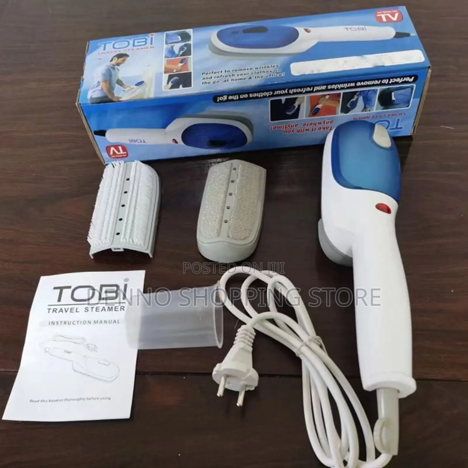 Tobi Travel Steamer(Pasi Ya Kunyooshea Nguo)