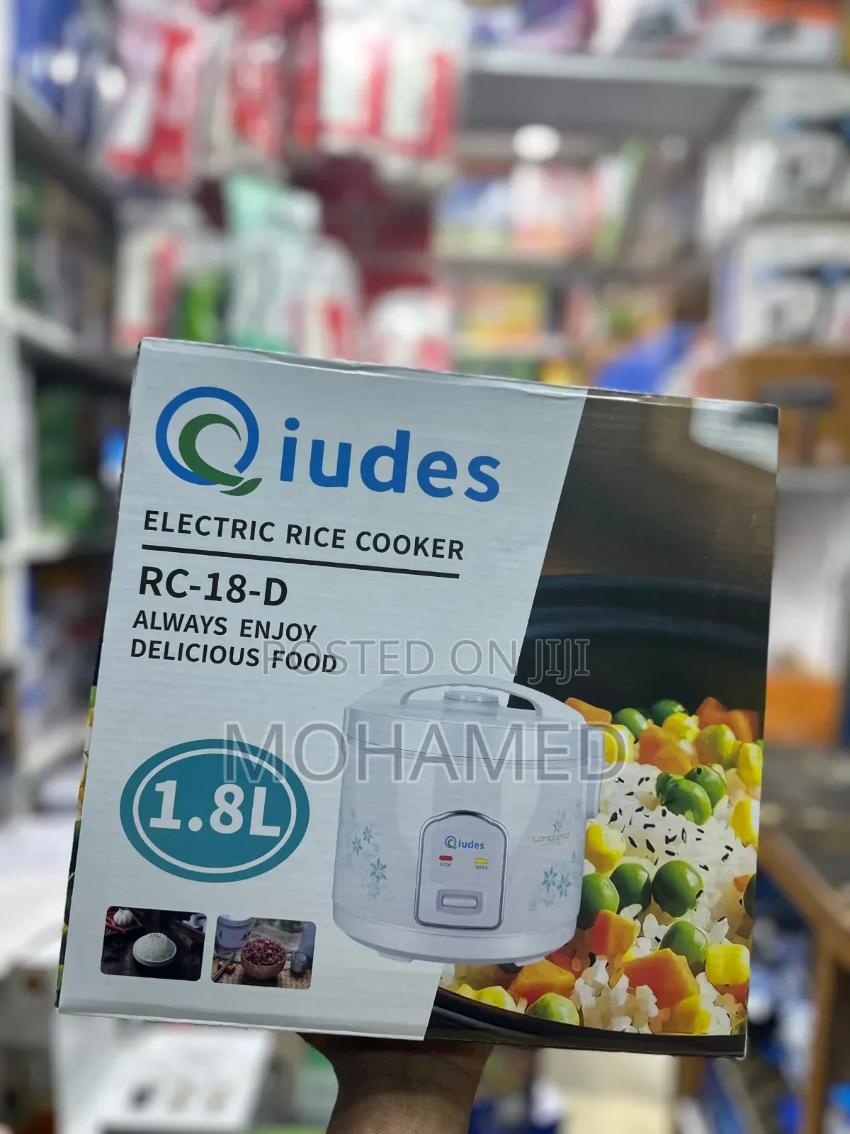 Qiudes Rice Cooker Lita 1.8