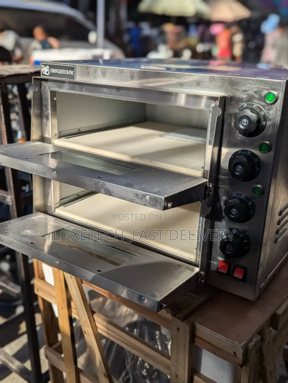 Commercial Double-Deck Electric Pizza Oven