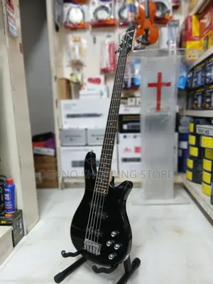 Modern Brown Bass Guitor