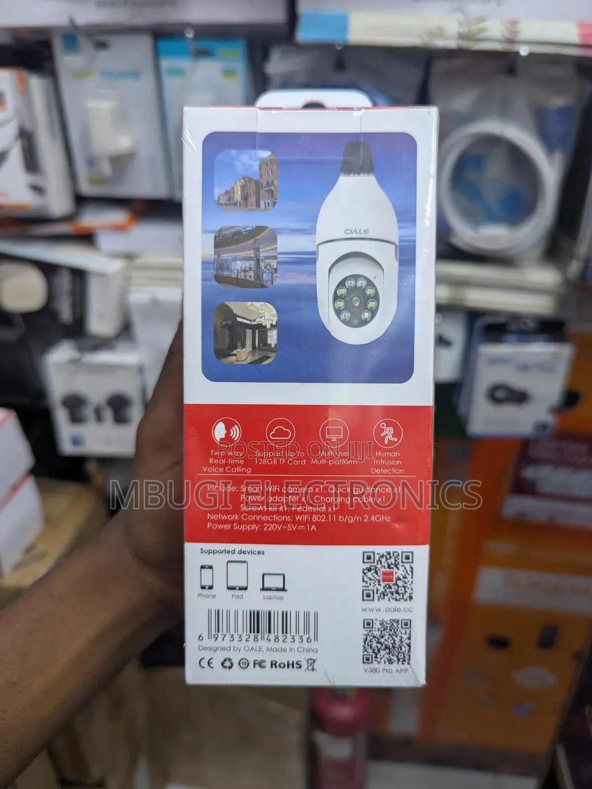 Oale Wifi Bulb Camera