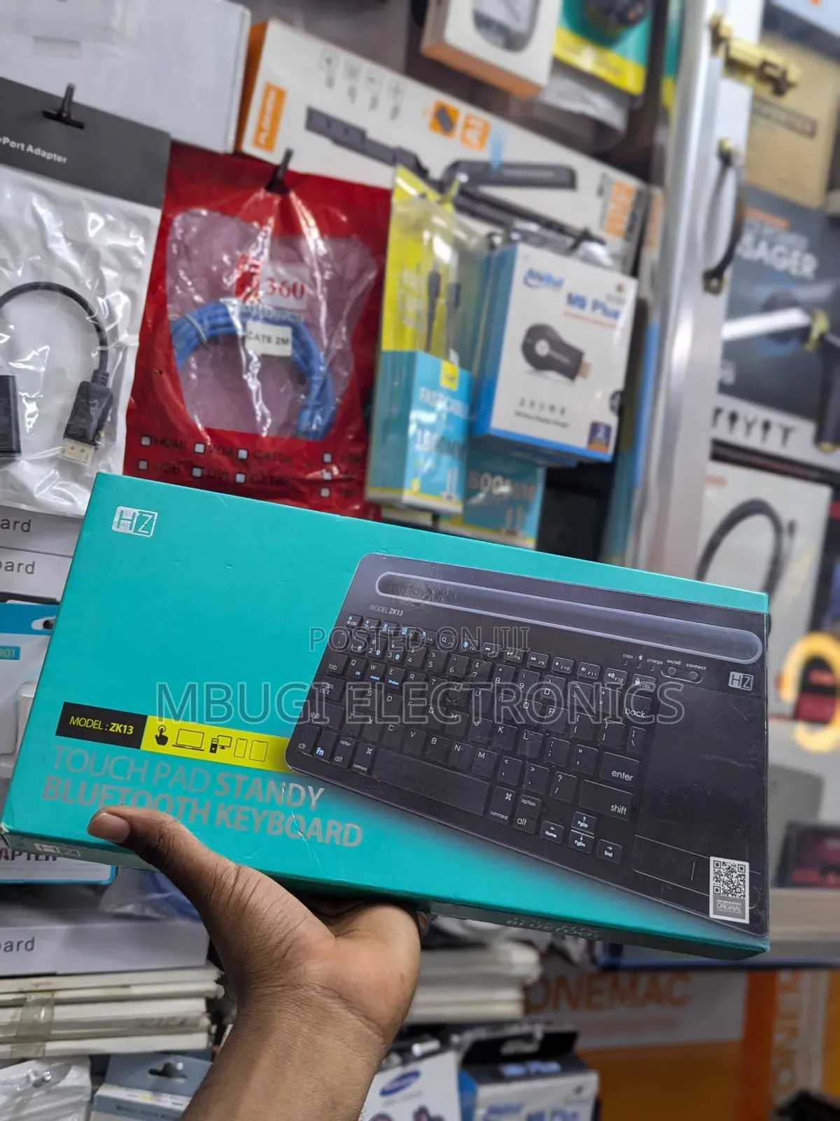 Hz Bluetooth Keyboard With Touchpad