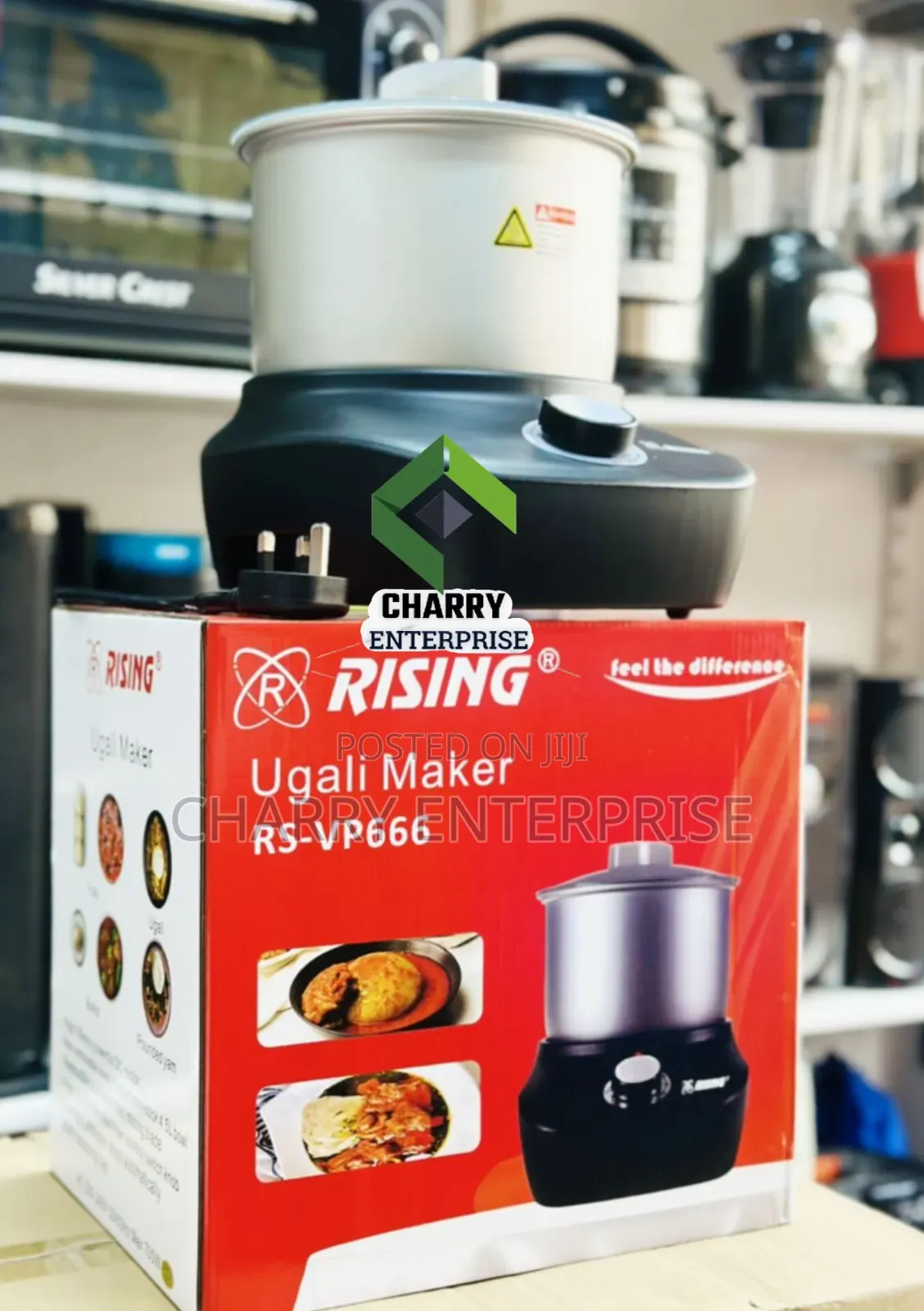 Rising Ugali Maker Fufu or Pounced Yam Maker Automatic Mixing Function