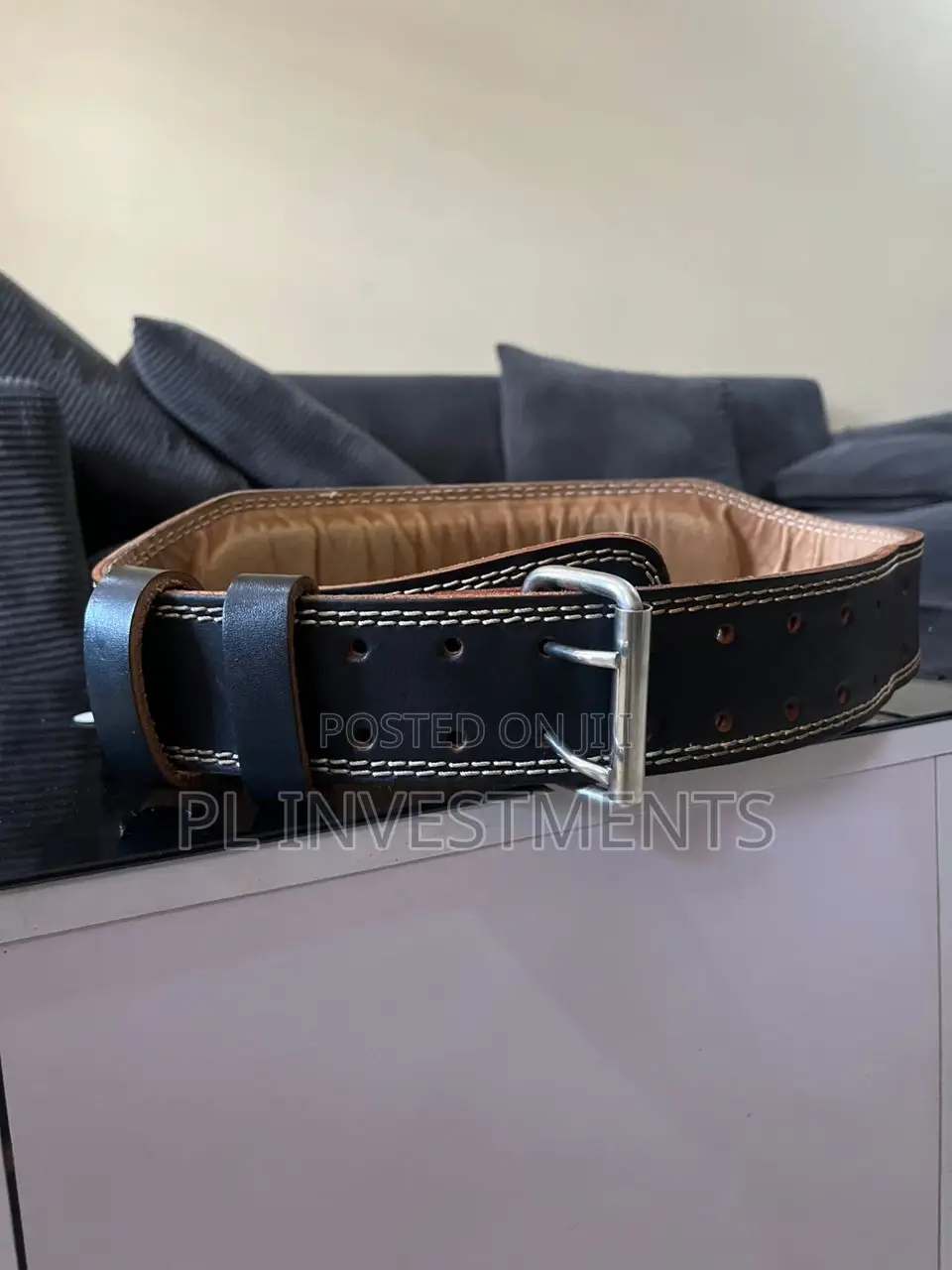 Gym Leather Weight Lifting Belt