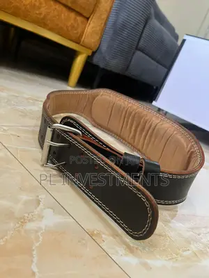 Gym Leather Weight Lifting Belt