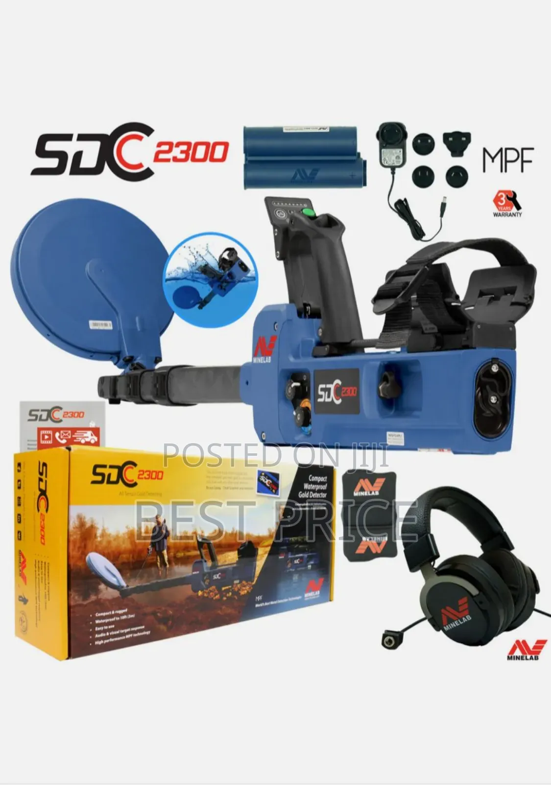 Minelab SDC 2300 All Terrain Gold Metal Detector Pulse Indication