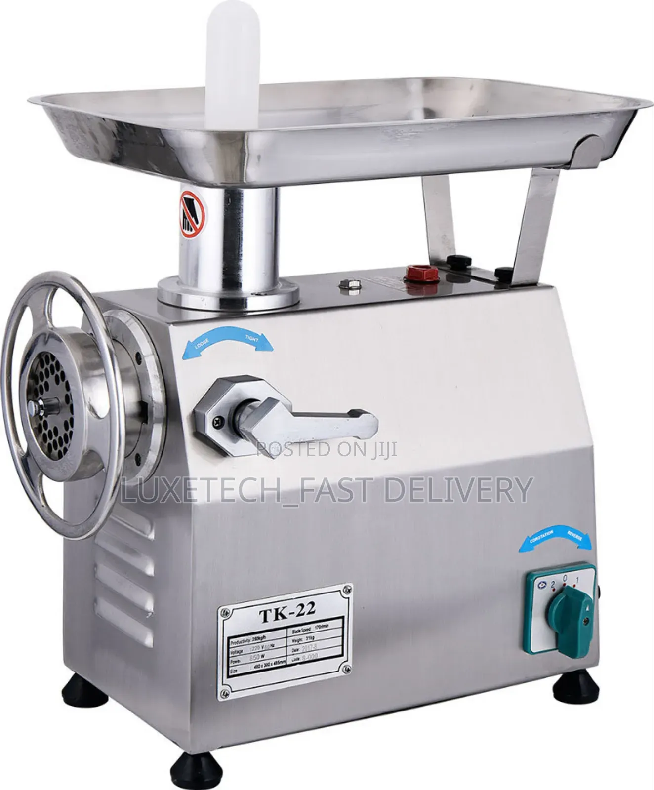 Tk-22 Commercial Meat Grinder 250kg/H