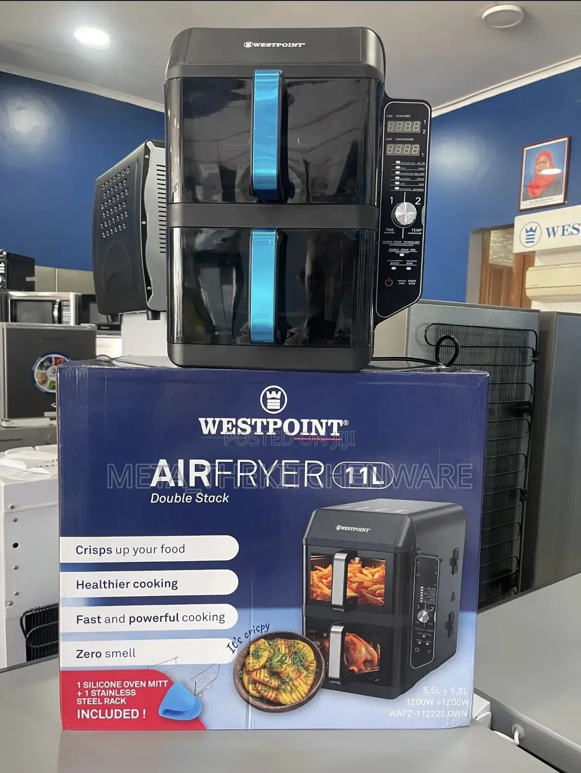 Westpoint Digital Dual Air Fryer Wafy112225.Dwn