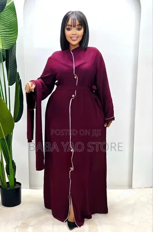 Women's Arabian Style Long-Sleeved High-Waist Big Swing Dresses