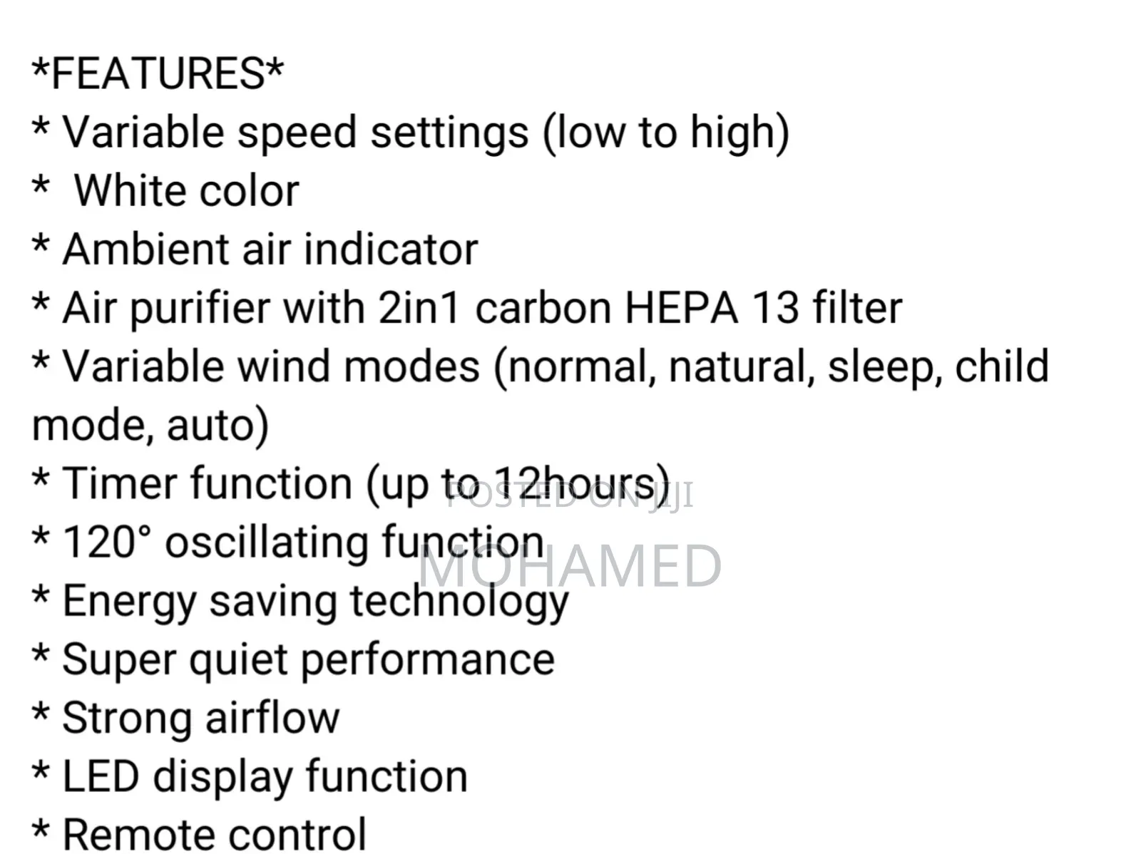 Skywood Airpurifier(Bladeless Fan)