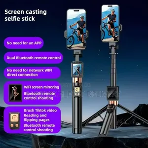 Cl07 Selfie Stick With a Built-in Screen Monitor