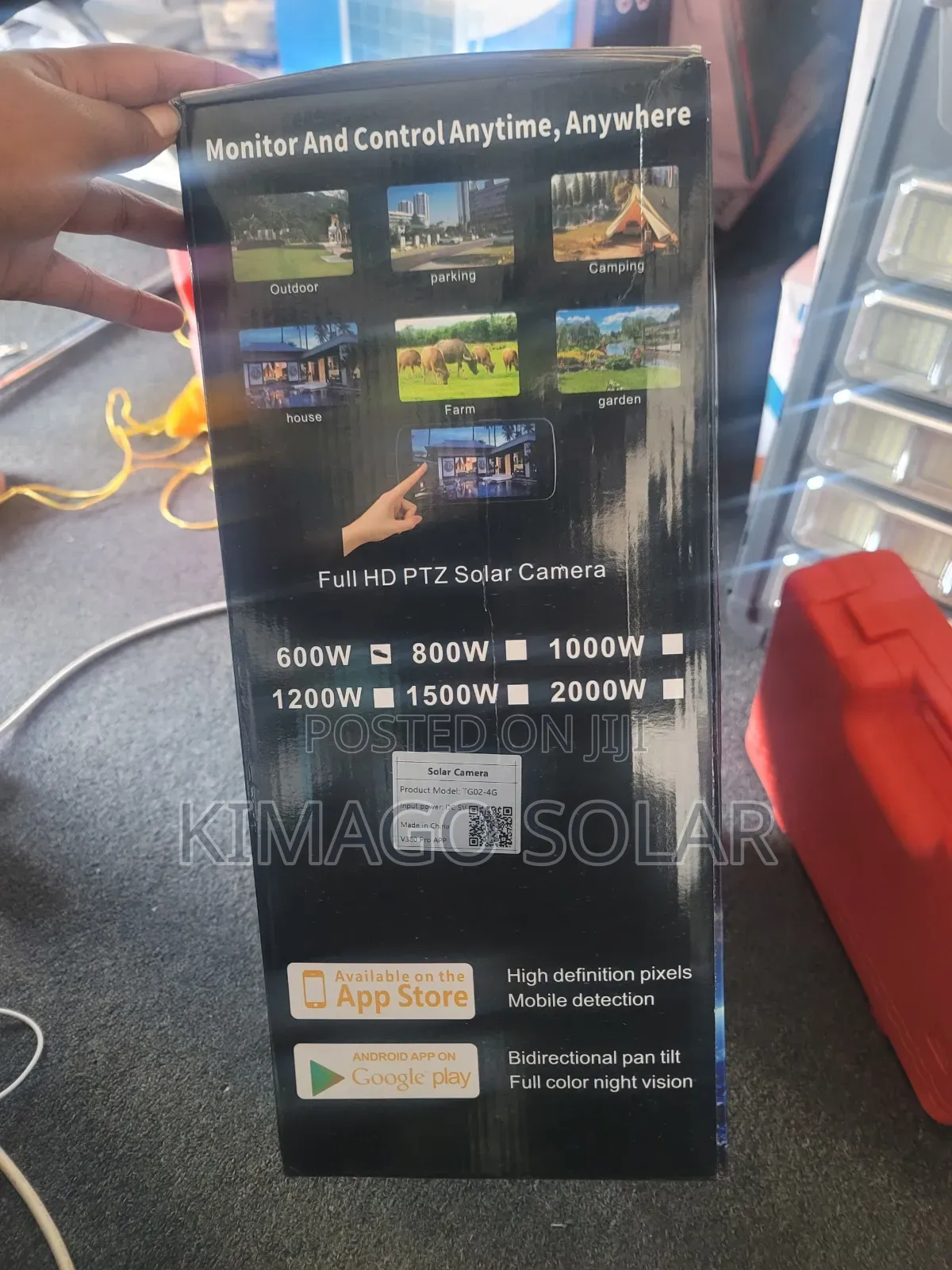 2 In1 Solar Light Camera Ulinzi Wa Kisasa Nyumbani
