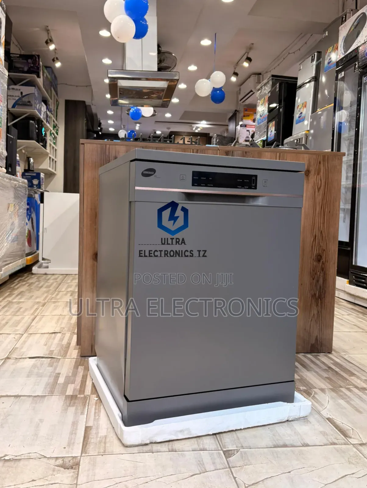 Homebase Fully Integrated Free Standing Dish Washer With 7 Programs