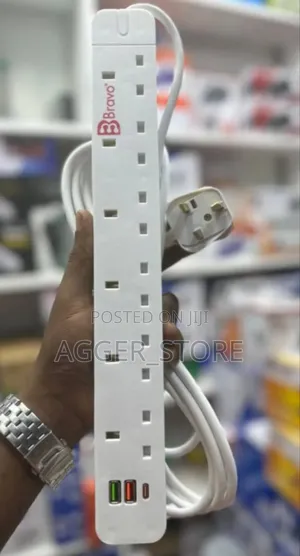 Bravo 6way Extension With 3 Usb Ports