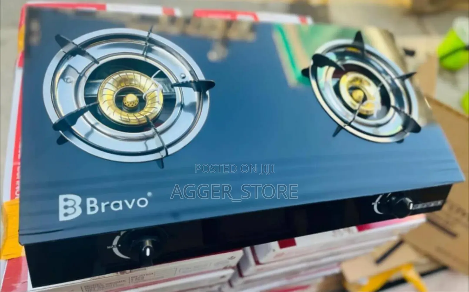 Bravo 2 Plate Gas Stove