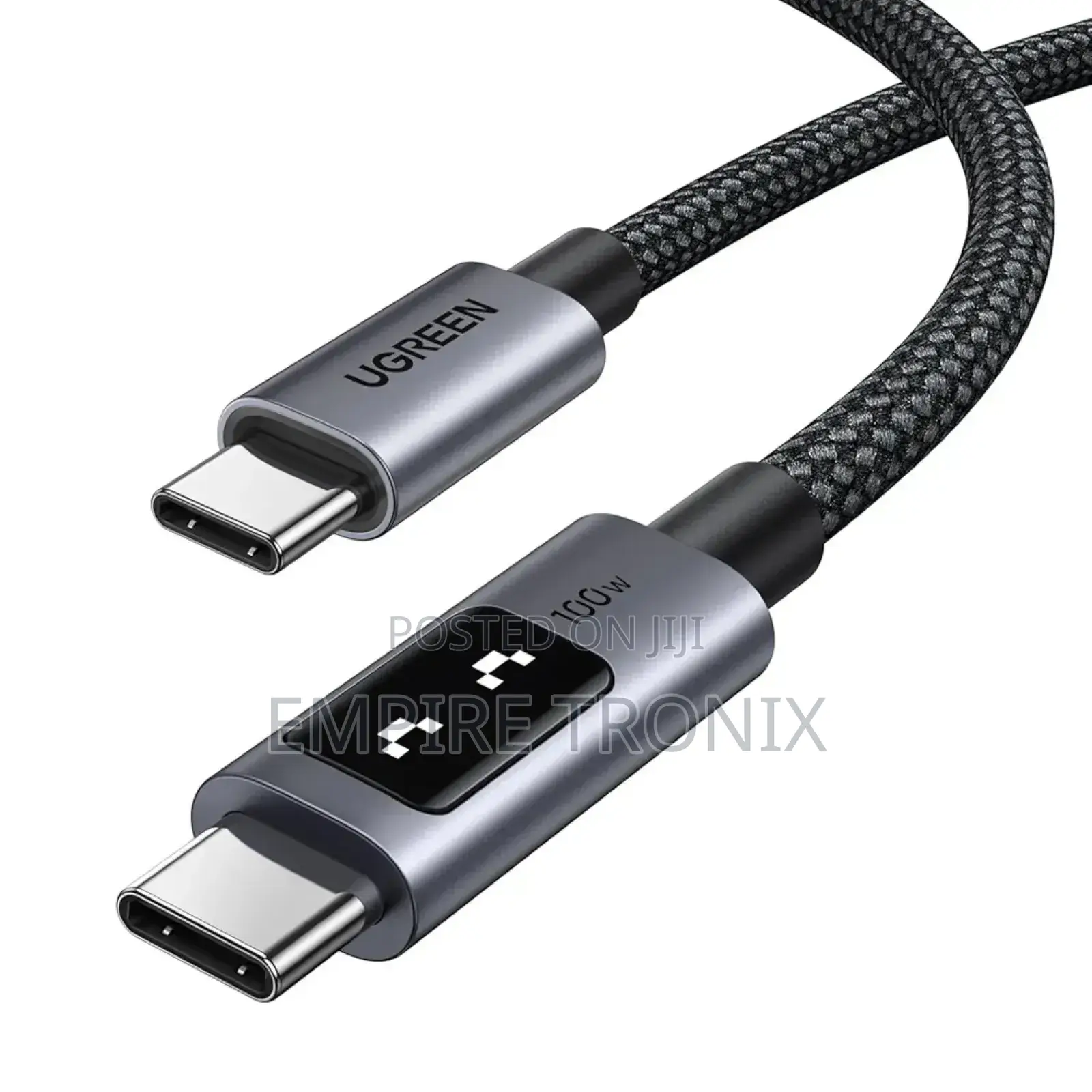 Ugreen Uno Usb-C to Usb-C Cable 100w With Smart Led Display 3m