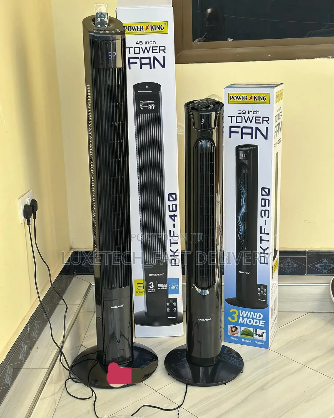 Power King 46-Inch Tower Fans