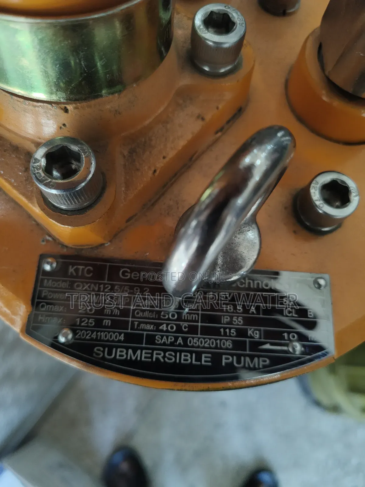 KTC Germany Sewage Pump 12.5hp