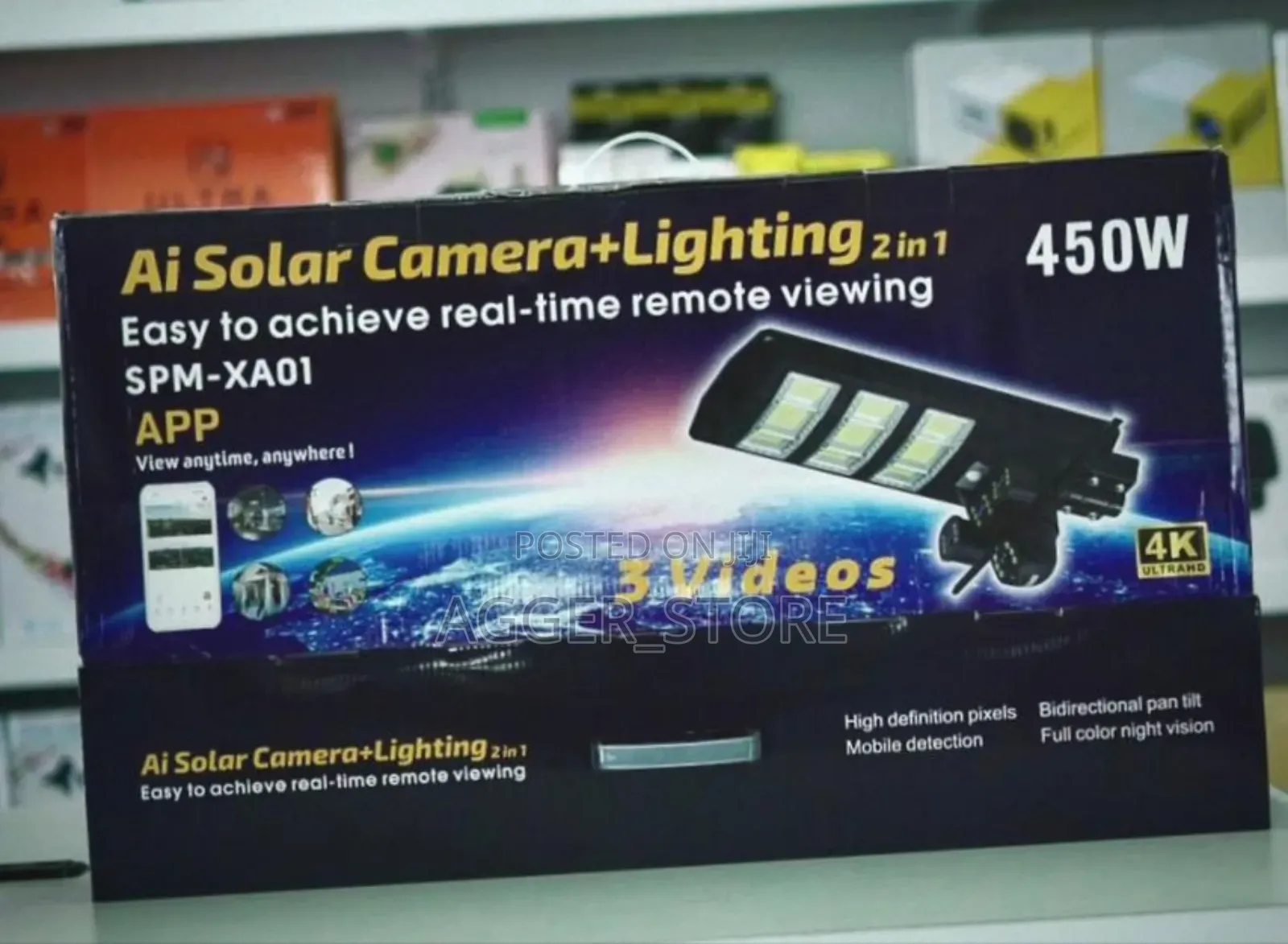 Ai Solar Light Camera +Light (350watts)