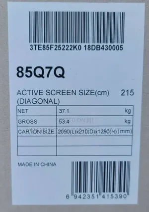 Hisense 85q7n Qled Vidaa Smart Tv 2025