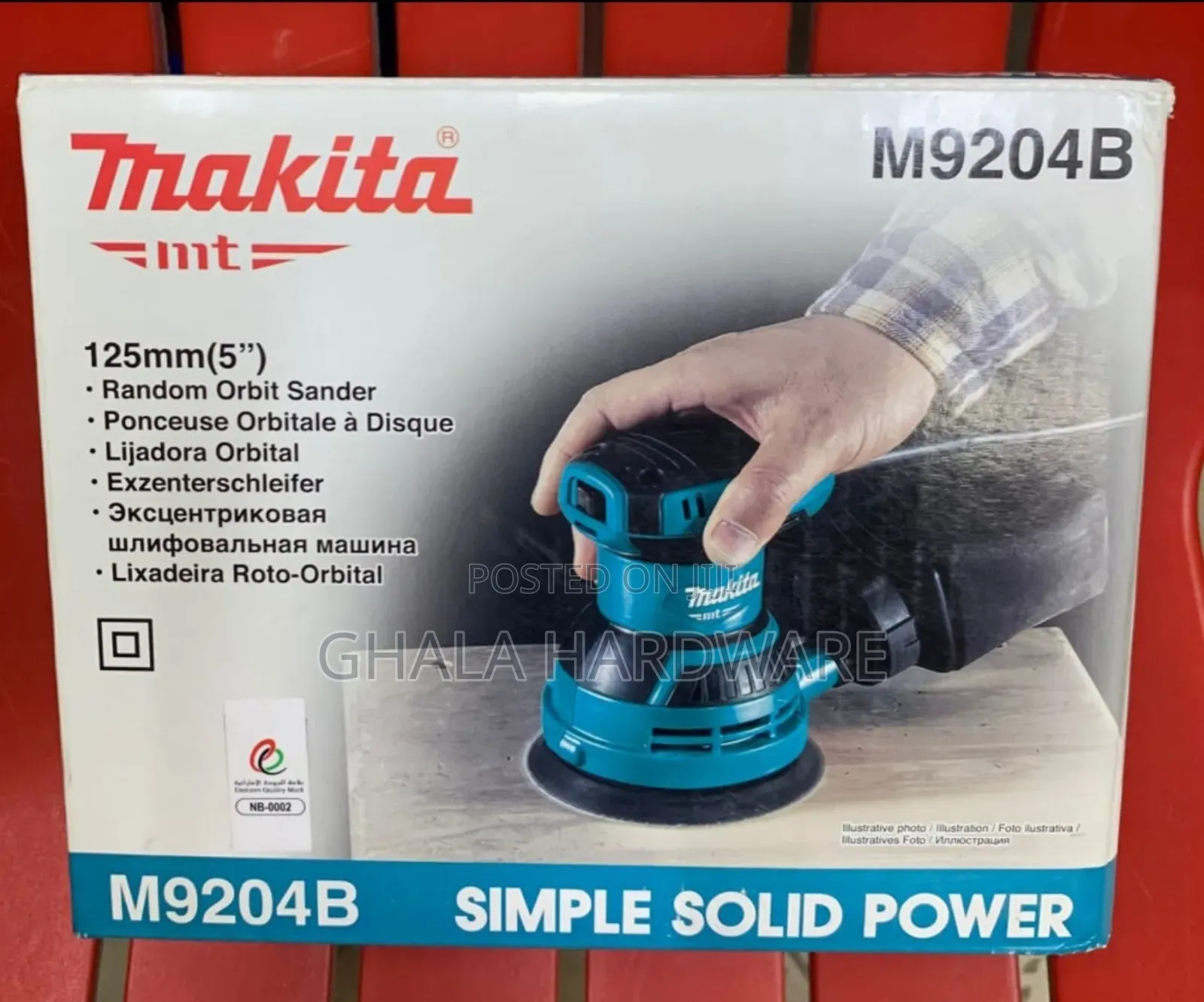 Makita Mt M9204b Random Orbit Sander 125mm