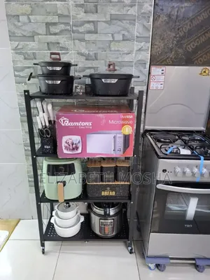 Carbon Coated Folding Kitchen Shelves*
