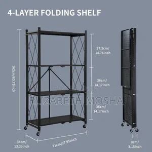 Carbon Coated Folding Kitchen Shelves*