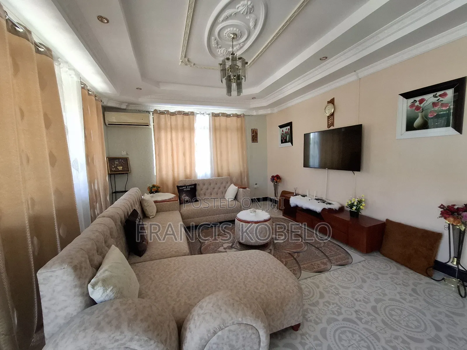 Furnished 3bdrm Apartment in Mikocheni for rent