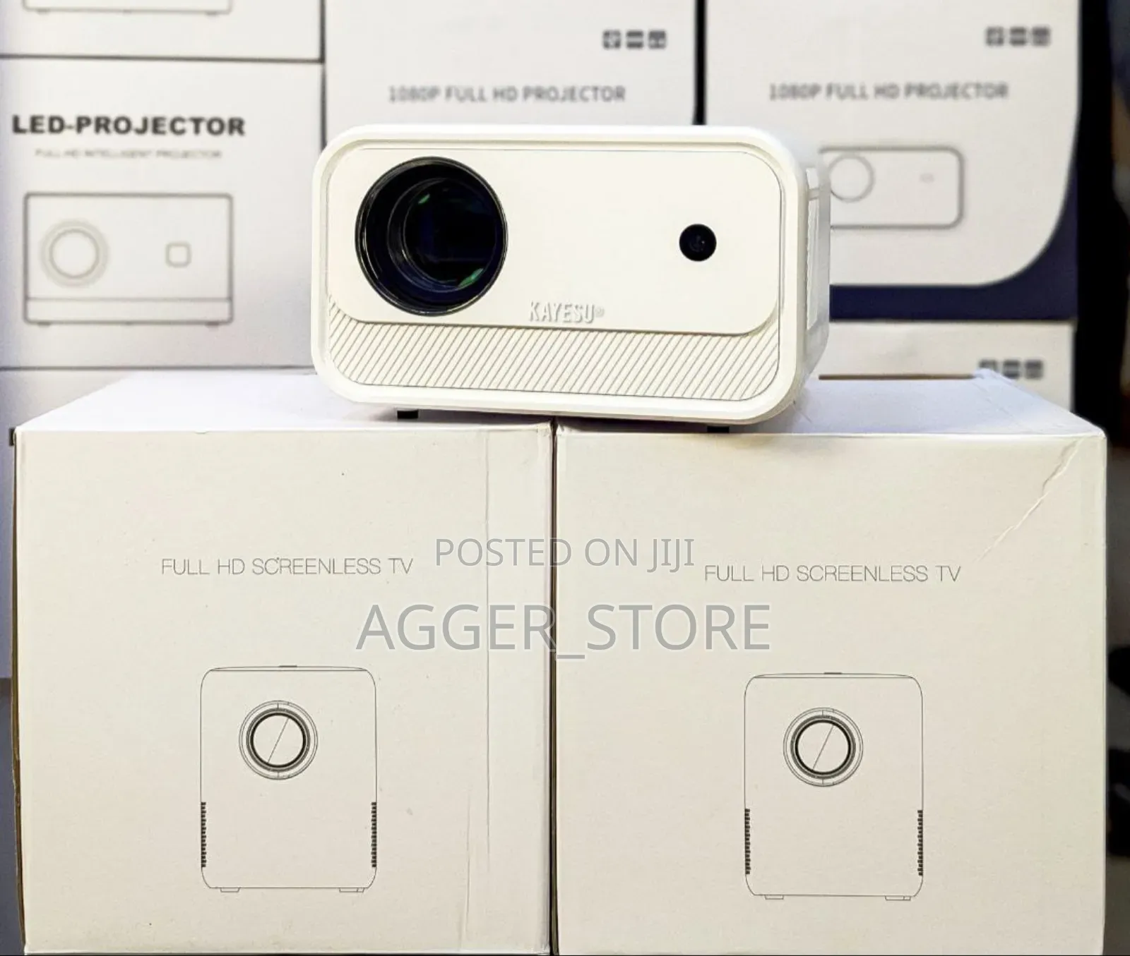 Full Scree Tv Projector* 1080hd * 120' Display Size * Office Home Use