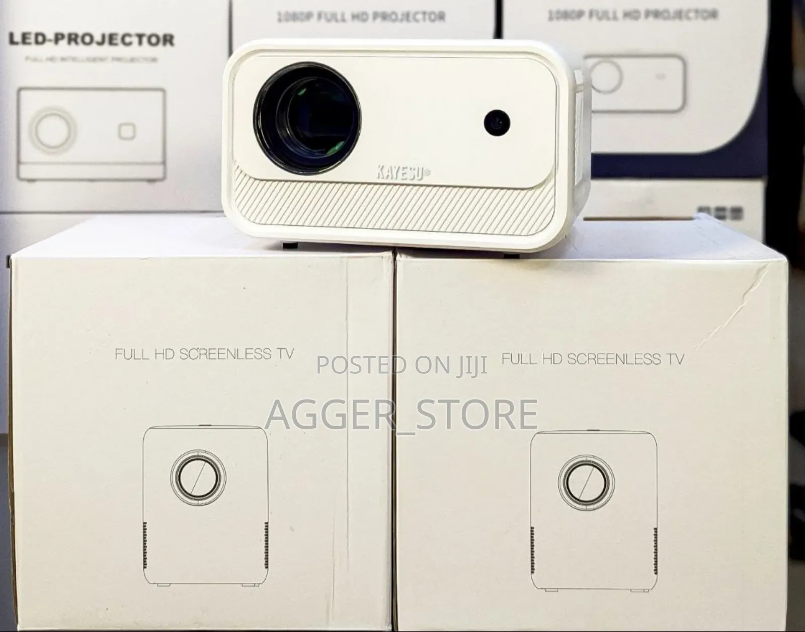 Full Scree Tv Projector* 1080hd * 120' Display Size * Office Home Use