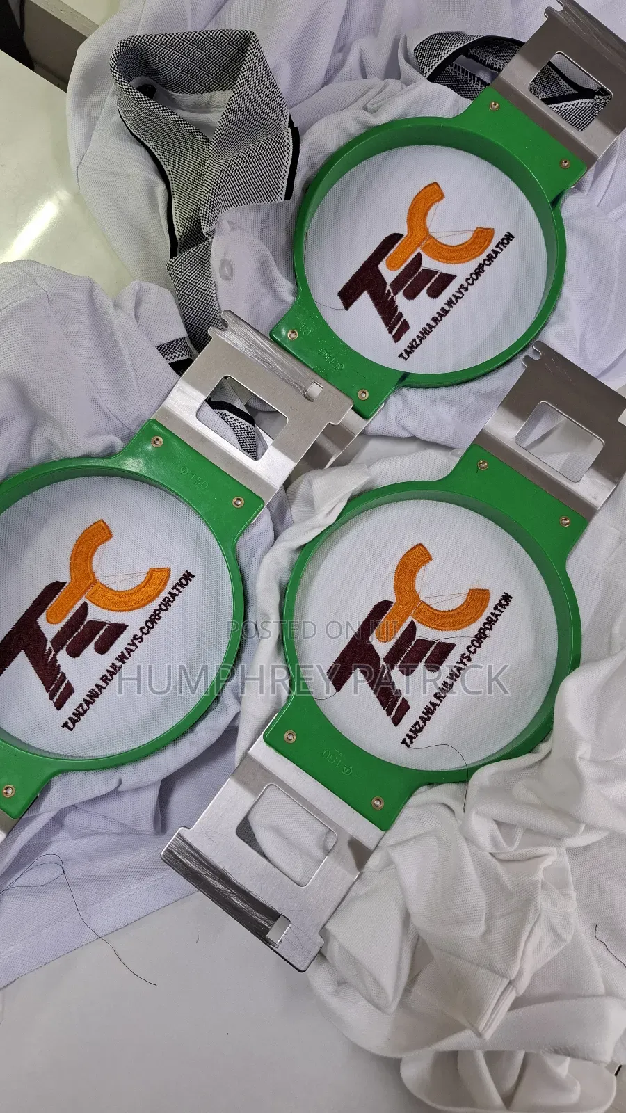Embroidery Tunatengeneza Na Kuprint Logo Kwa Uzi