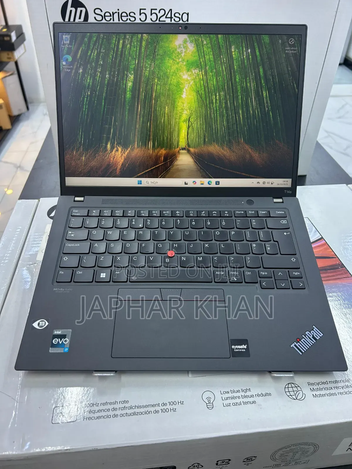 New Laptop Lenovo ThinkPad T14s G4 16GB Intel Core I7 SSD 512GB