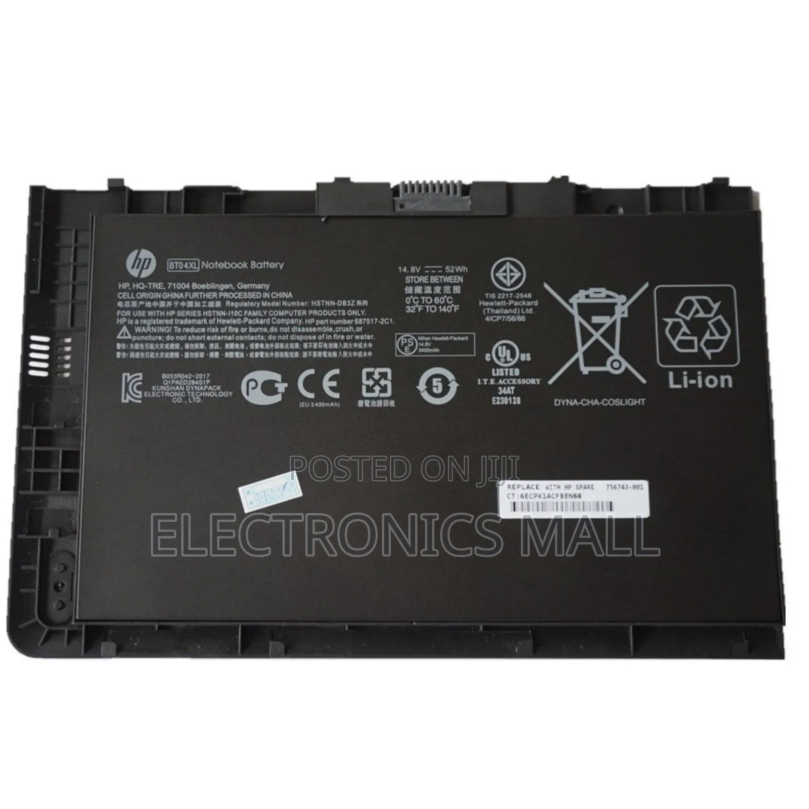 Hp Elitebook Folio 9470m 9480m With Model Bt04xl