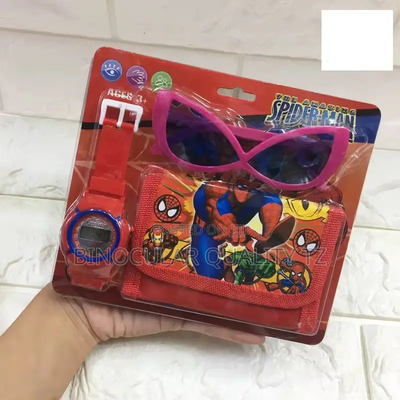 Led Watch With Wallet Glasses