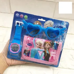 Led Watch With Wallet Glasses