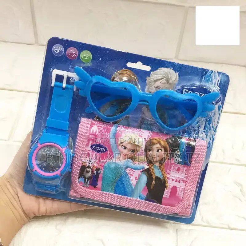 Led Watch With Wallet Glasses