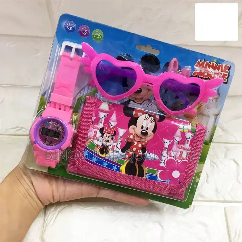 Led Watch With Wallet Glasses
