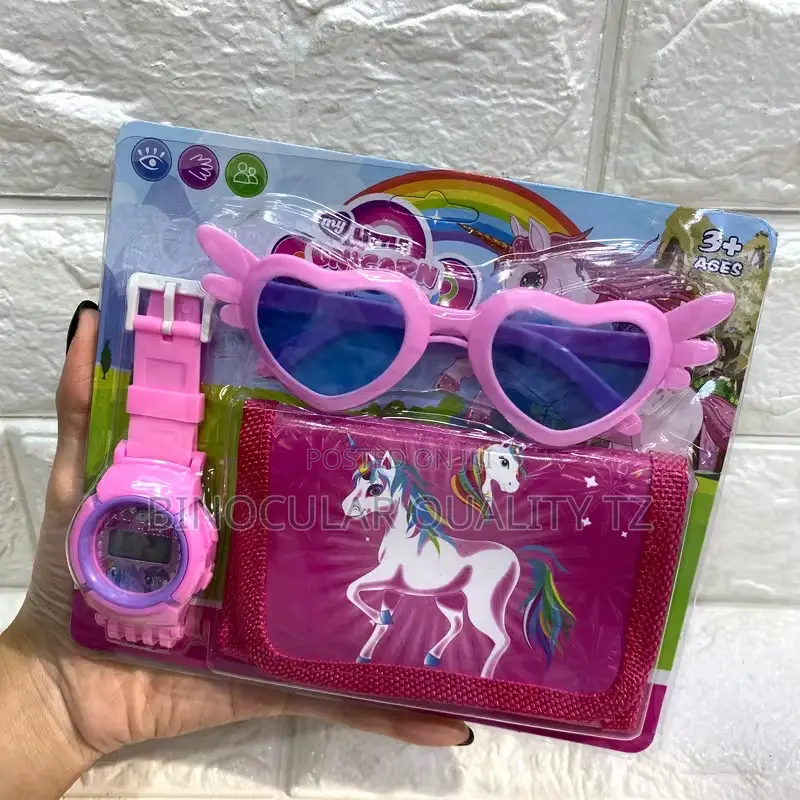 Led Watch With Wallet Glasses
