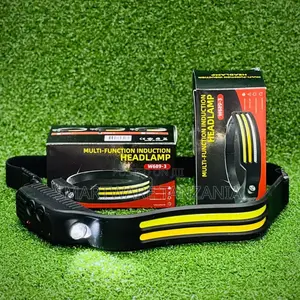 Cob Wide Beam Induction Headlamp for Camping and Hiking