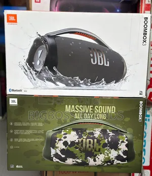 JBL Boombox3 Rechargeable Longer Lasting Battery Bluetooth Speaker