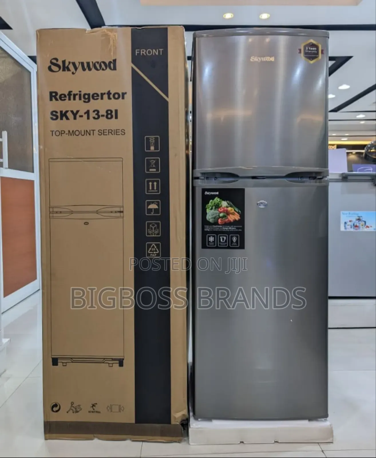 Skywood Refrigerator 158 Liters Sky 13-8w (Extra Large)