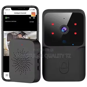 Security Electronic Door Bell With Night Vision Color Camera
